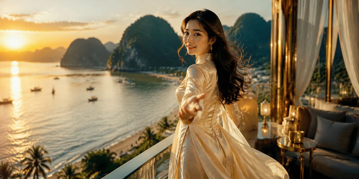 Người dùng Ninh Bình xem khuyến mãi casino và thể thao mặc áo dài truyền thống